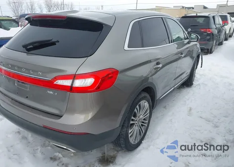 2017 Lincoln Mkx Reserve z USA, uszkodzony, nr VIN 2LMPJ8LR0HBL29456